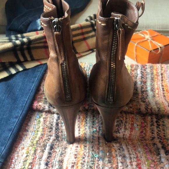 Auth Miu Miu Platform Peep toe Booties Boots - Picture 4 of 6